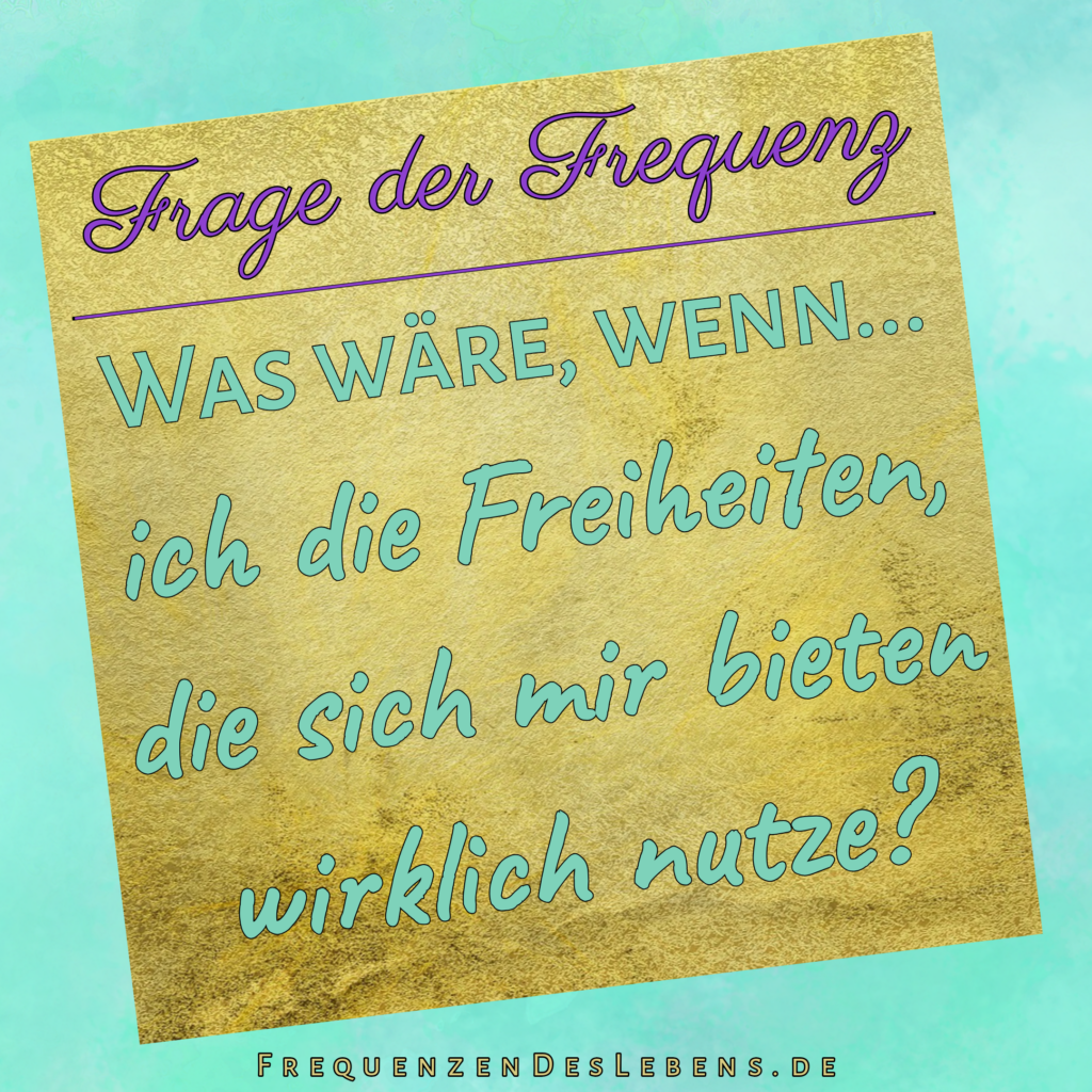 Frage der Frequenz Freiheiten