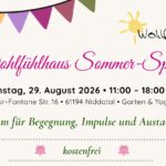 Save the date! Wohlfühlhaus Sommer Special