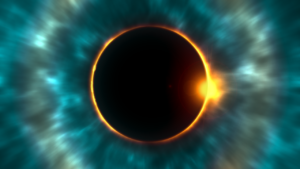 Frequenz-Raum zwischen Sonnen- & Mondfinsternis